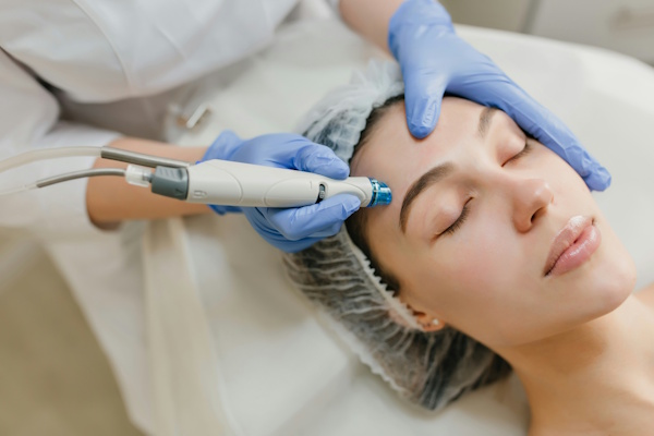 Microneedling – čelo (targeted)